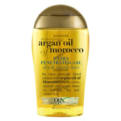 روغن آرگان تقویت کننده مو او جی ایکس Extra Penetrating Oil of Morocco مناسب موهای خشک و آسیب‌دیده حجم 100 میل