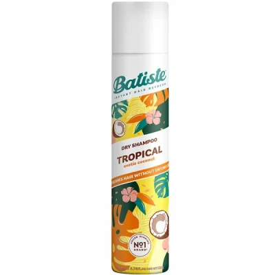 شامپو خشک تروپیکال باتیست Batiste Tropical حجم 200 میلی‌لیتر