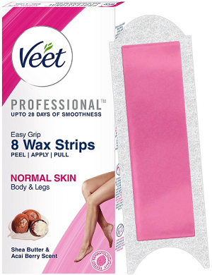 نوار موبر مخصوص پوست نرمال ویت Veet بسته 8 عددی مدل Normal Skin