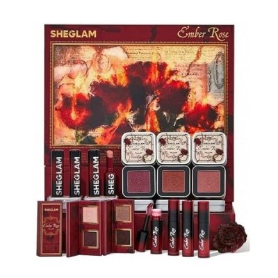 پک آرایشی شیگلم مدل Ember Rose Collection مجموعه کامل آرایش صورت و لب