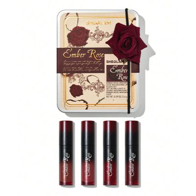 پک برق لب 4 عددی شیگلم مدل Ember Rose Love Nourishing Lip Gloss Pack
