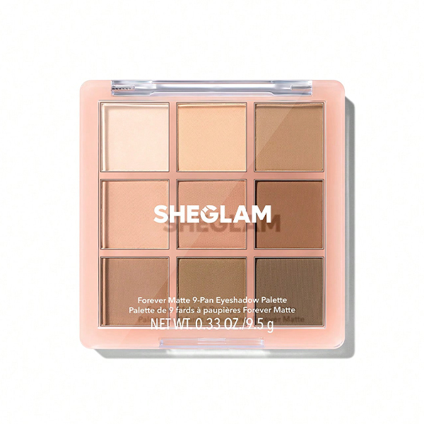 پالت سایه چشم 9 رنگ شیگلم مدل Forever Matte EyeShadow Palette حجم 9.5 گرم