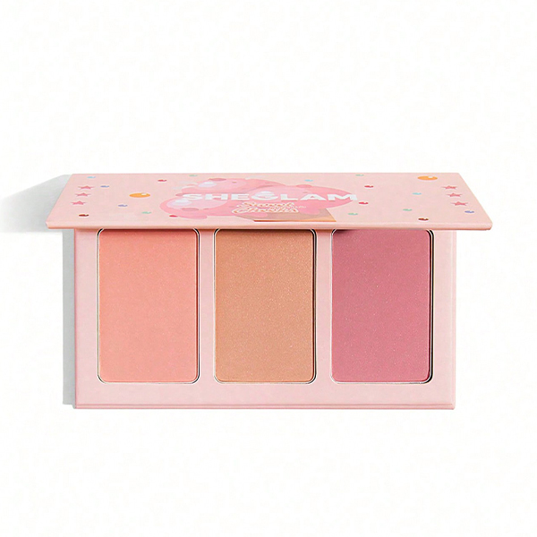 پالت رژگونه 3 رنگ شیگلم مدل Sweet Cheeks Blush Trio