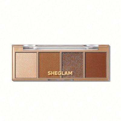 پالت سایه 4 رنگ شیگلم مدل Essential Square Eyeshadow Veil