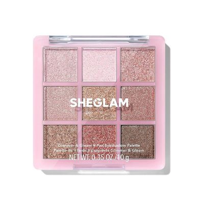 پالت سایه چشم 9 رنگ شیگلم مدل Glimmer Gleam Eyeshadow Palette