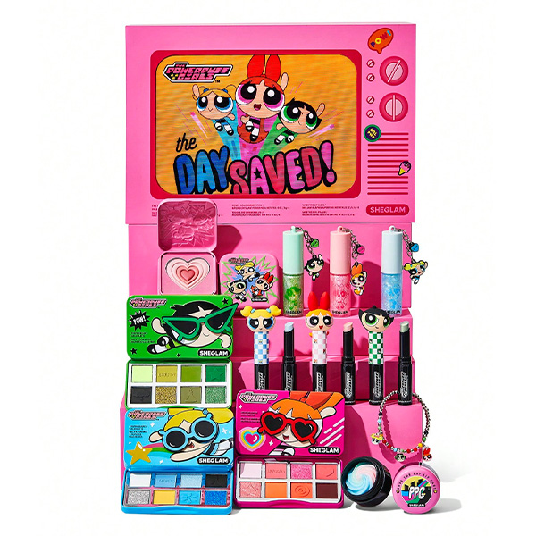 پک آرایشی شیگلم مدل The Powerpuff Girls Collection Set کالکشن پاورپاف گرلز