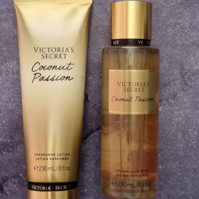 ست لوسیون بدن و بادی اسپلش کوکونات پشن ویکتوریا سکرت اورجینال | Victoria's Secret Coconut Passion Gift Set