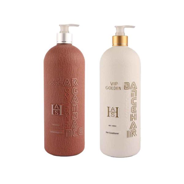 پک شامپو و ماسک مو فری سولفات دنس هیر Dancehair مخصوص موهای کراتینه و آسیب دیده حجم ۱۰۰۰ + ۱۰۰۰ میلی لیتر