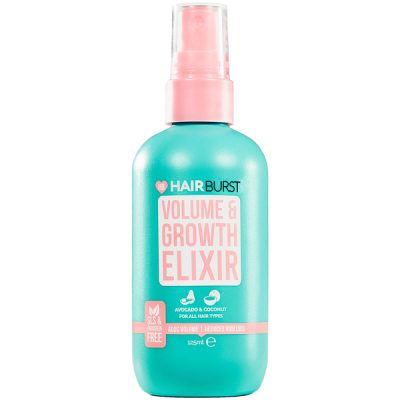 اسپری حجم دهنده و تقویت کننده رشد مو هیربرست Hairburst Volume & Hair Growth Elixir حجم 125 و 40 میلی لیتر