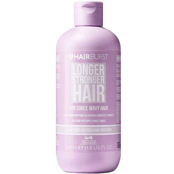 نرم کننده موهای فر و مجعد هیربرست Hairburst بنفش 350 میل | آبرسان، ضد وز، حفظ حالت فر، بدون سولفات