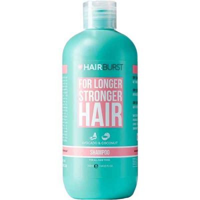 شامپو آووکادو و نارگیل هیربرست Hairburst حجم 350 میلی‌لیتر | شامپو تقویت کننده، ضد ریزش و افزایش رشد مو بدون سولفات