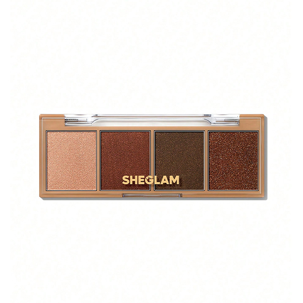 پالت سایه چشم 4 رنگ شیگلم مدل Essential Square Eyeshadow Serendipity