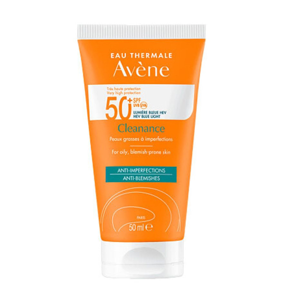 ضد آفتاب پوست چرب و مستعد آکنه کلینانس اون Avene Cleanance Sunscreen SPF 50+ حجم 50 میلیلیتر