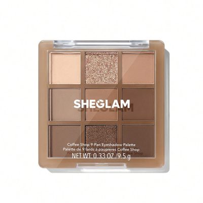 پالت سایه 9 رنگ شیگلم مدل Coffee Shop Eyeshadow Palette
