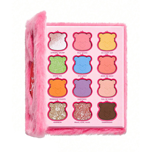 پالت سایه 12 رنگ خرس های مهربون شیگلم Sheglam Care Bears Eyeshadow 12 Colors