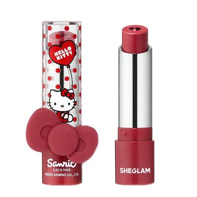 رژلب جامد آبرسان هلو کیتی شیگلم Sheglam Hydrating Lipstick Mybaby Rouge 3.3g | رژلب کرمی با طراحی فانتزی