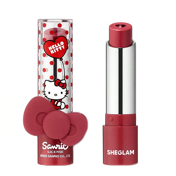 رژلب جامد آبرسان هلو کیتی شیگلم Sheglam Hydrating Lipstick Mybaby Rouge 3.3g | رژلب کرمی با طراحی فانتزی