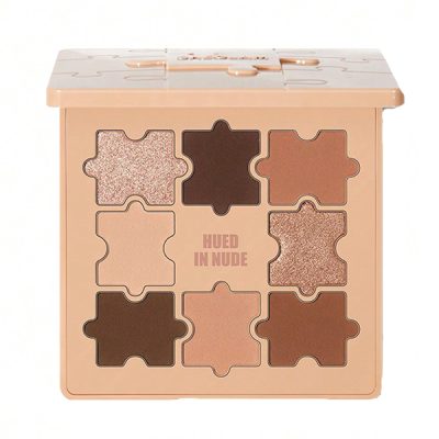 پالت سایه چشم پازلی شیگلم مدل Jazy Jigsaw Hude In Nude Eyeshadow Palette