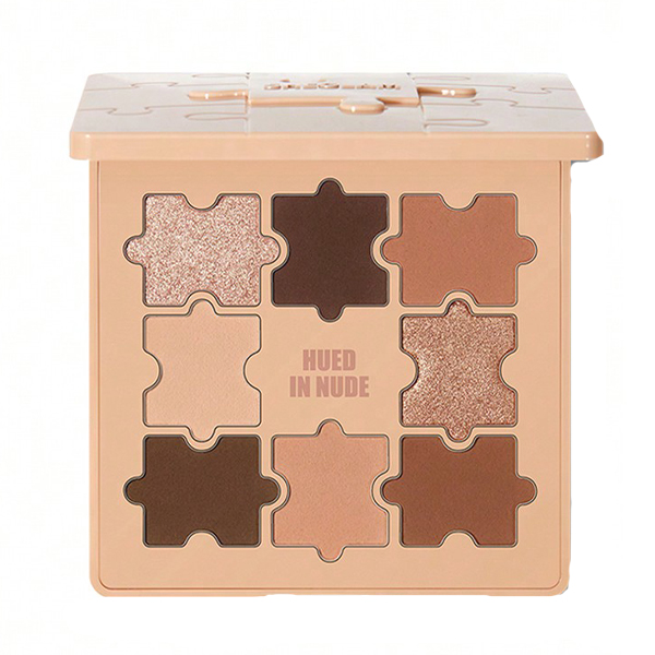 پالت سایه چشم پازلی شیگلم مدل Jazy Jigsaw Hude In Nude Eyeshadow Palette