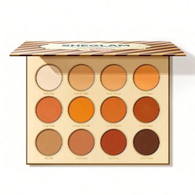 پالت سایه چشم 12 رنگ شیگلم مدل Smart Cookie Palette