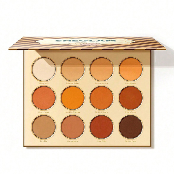 پالت سایه چشم 12 رنگ شیگلم مدل Smart Cookie Palette