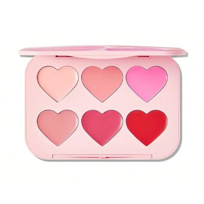 پالت 6 رنگ رژگونه کرمی شیگلم مدل Flush Crush Cream Blushing Bouquet Blush Palette حجم 12 گرم