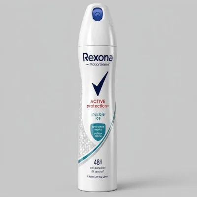 اسپری ضد تعریق زنانه رکسونا مدل Active Protection Invisible Ice حجم ۲۰۰ میلی‌لیتر