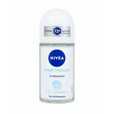 رول ضدتعریق زنانه و مردانه نیوآ Fresh Natural Antibacterial حجم ۵۰ میلی‌لیتر