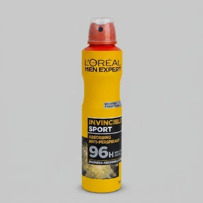 اسپری ضد تعریق مردانه لورآل مدل Invincible Sport حجم 250 میلی‌لیتر