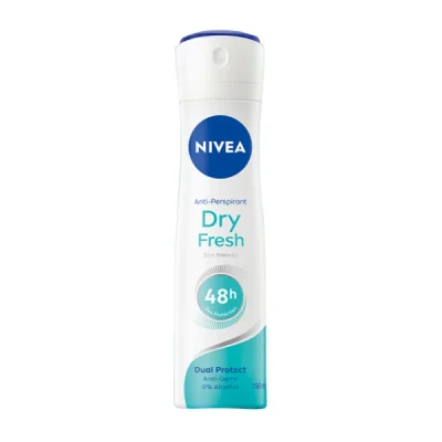 اسپری ضد تعریق زنانه نیوآ مدل Dry Fresh 48H حجم 150 میلی‌لیتر