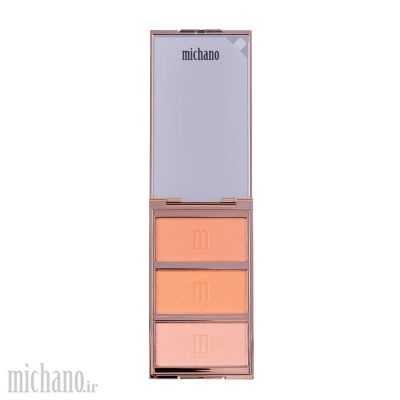 پالت رژگونه 3 رنگ شماره 430 میچانو MICHANO Blush Palette