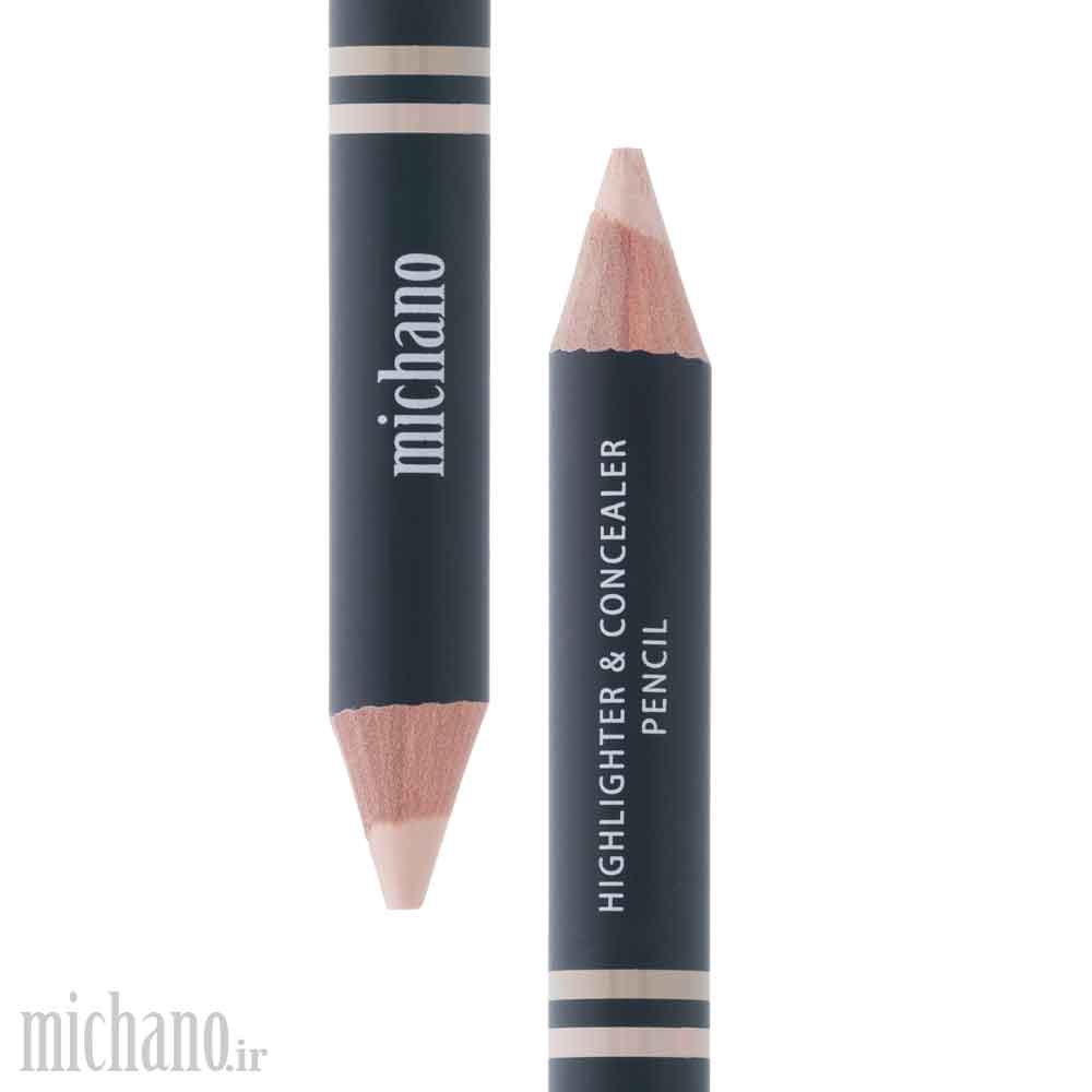 هایلایتر و کانسیلر دوسر مدادی میچانو MICHANO Highlighter & Concealer Pencil