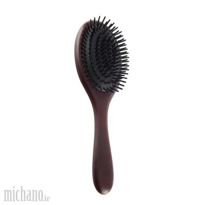 برس چوبی پدل میچانو MICHANO Paddle Hair Brush HB-01 مناسب انواع مو و کاهش وز