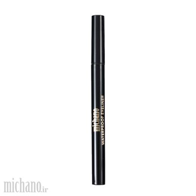 خط چشم ماژیکی ضد آب میچانو مدل Waterproof Eyeliner با رنگ مشکی مات