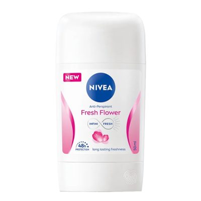 مام صابونی زنانه نیوا NIVEA مدل Fresh Flower حجم 50 میل با ماندگاری 48 ساعت