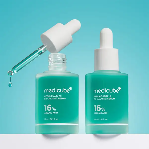 سرم آزلائیک اسید ضد التهاب و لک مدی کیوب Medicube Azelaic Acid 16 Calming Serum