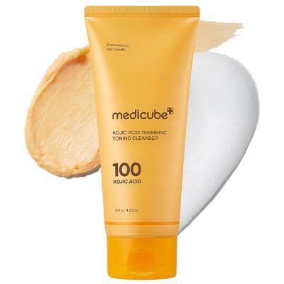 شوینده کوجیک اسید و زردچوبه روشن کننده مدی کیوب Medicube Kojic Acid Turmeric Toning Cleanser